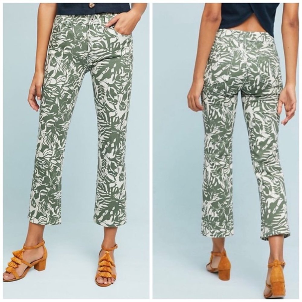Anthropologie Pilcro bootcut print jeans